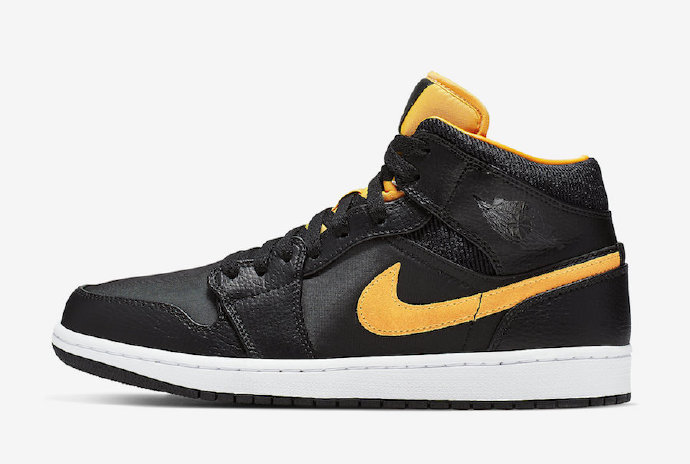 air jordan 1 mid se "university gold"