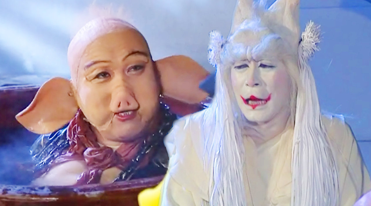 西游记第77回,猪八戒被狮驼岭的白象抓了,孙悟空去营救