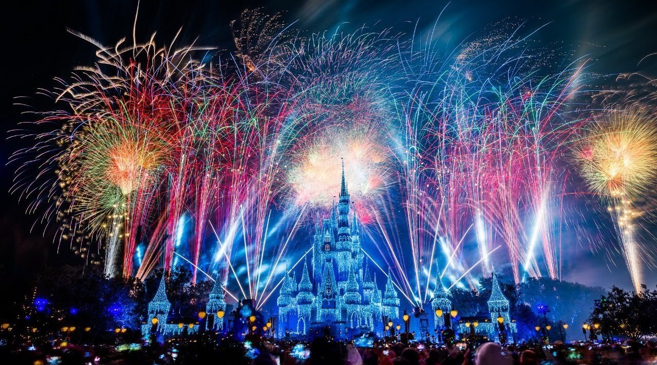 2020年来临之际,奥兰多的华特迪士尼世界按照惯例上演了新年烟火秀