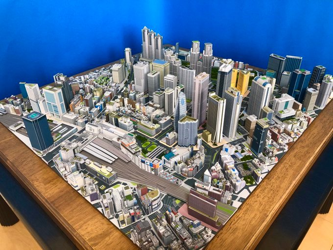 日本网友花了4年用纸制作的新宿都市模型 这里需要掌声 Twi 高清图集 新浪网 日本网友花了4年用纸制作的新宿都市模型 这里需要掌声 Twi 高清图集 新浪网