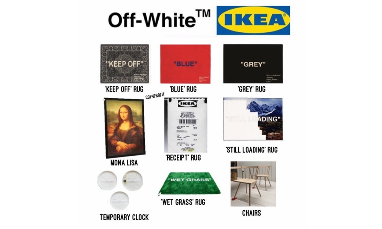 Off-White™ x IKEA先前Off-White™ x IKEA联名合作系列于今年4月发