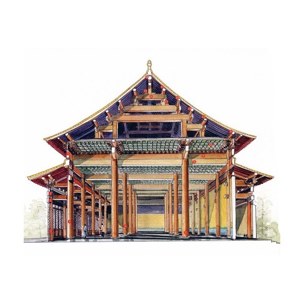 中国传统木结构建筑|建筑|结构_新浪新闻