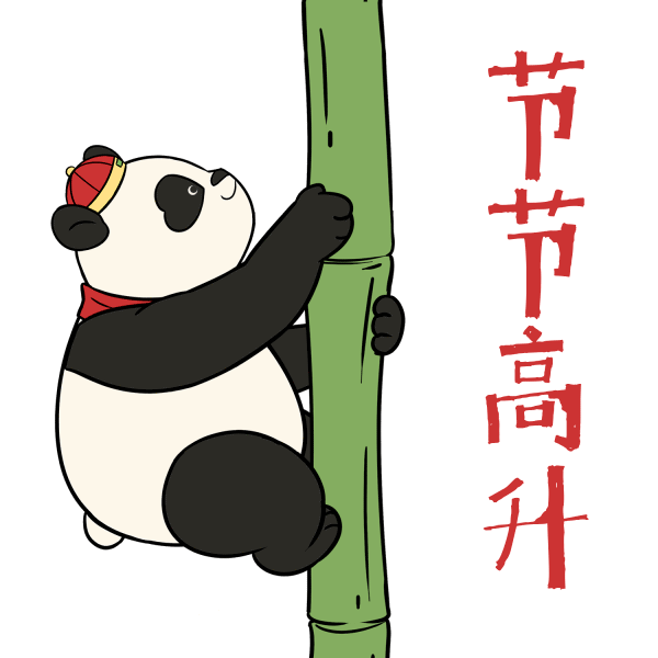 熊猫滚滚新年篇表情包上线喽!2019 萌滚打头,爆棚福气拱拱来