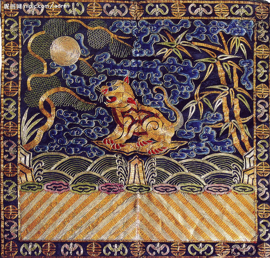 明清官服补子文官飞禽武将猛兽