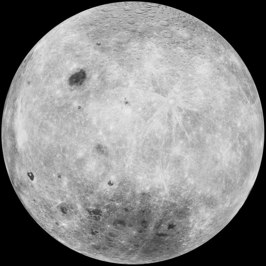 月球侧面图片