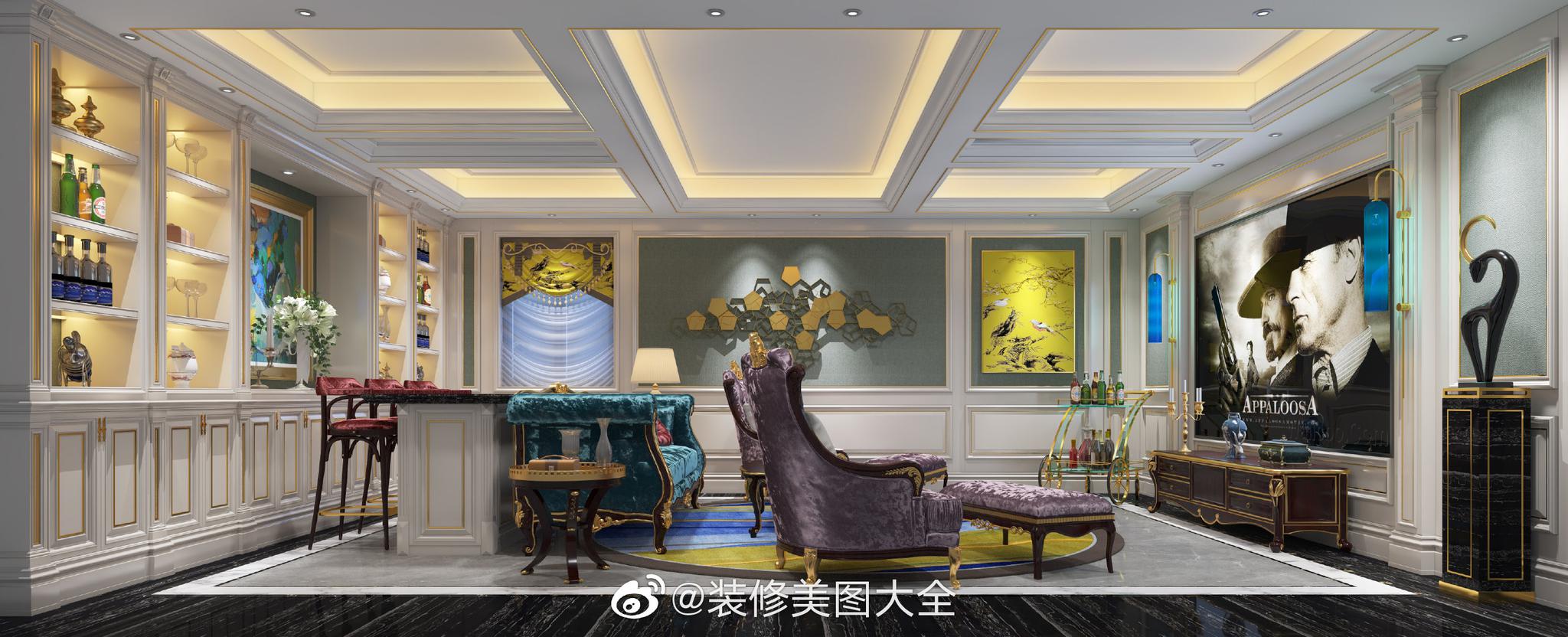 滇池ONE500㎡别墅户型,欧式轻奢,喜欢欧式风的,可以装修参考|滇池|别墅|户型_新浪新闻