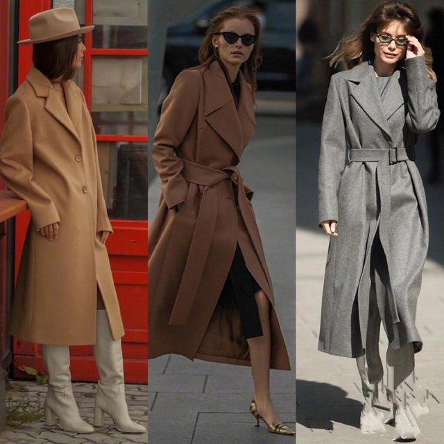 大衣如何穿出大气感?分享一组欧美风格的大衣搭配,时髦又洋气
