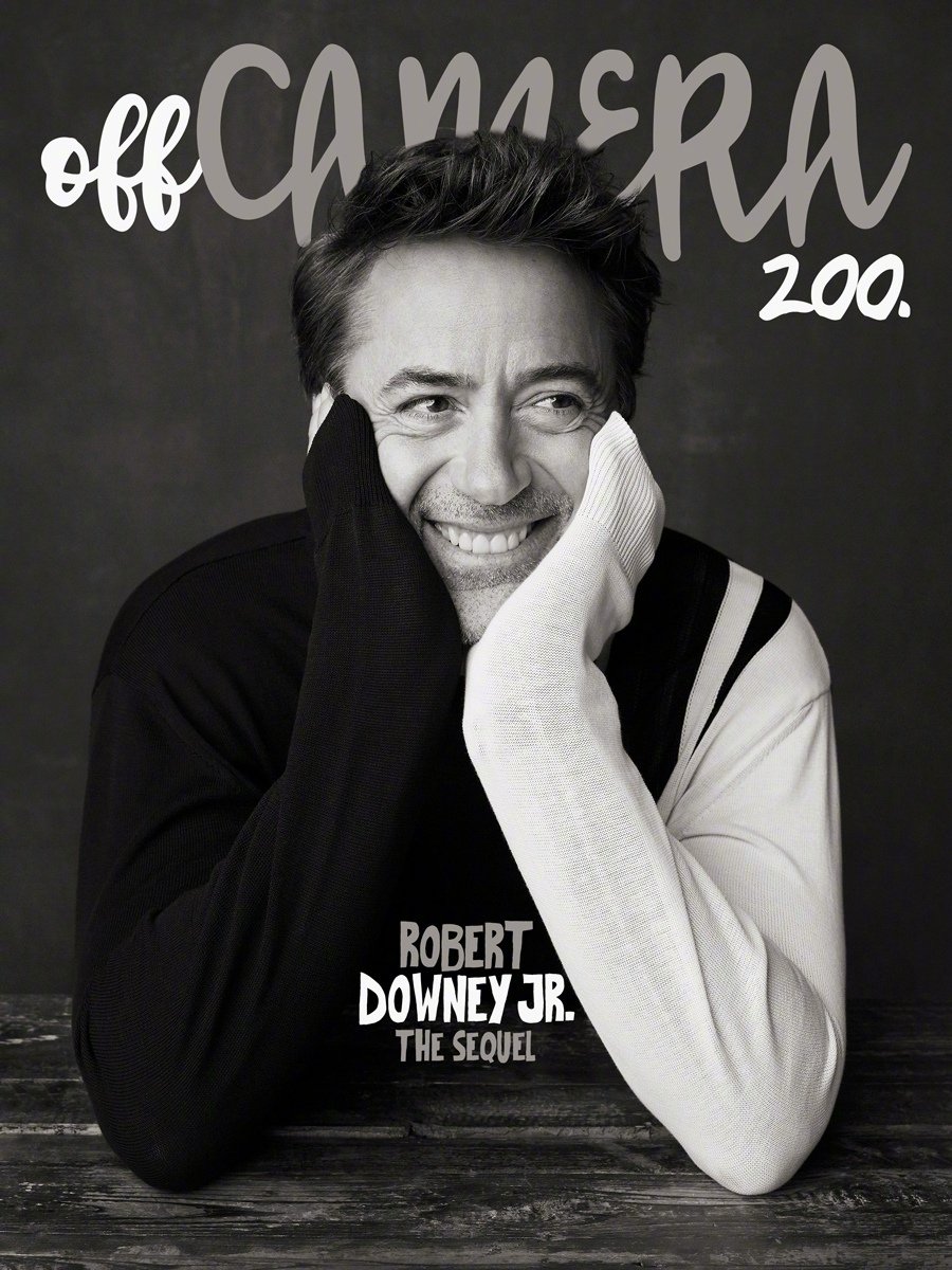 小罗伯特唐尼为offcamera拍摄的新黑白大片摄影师samjones