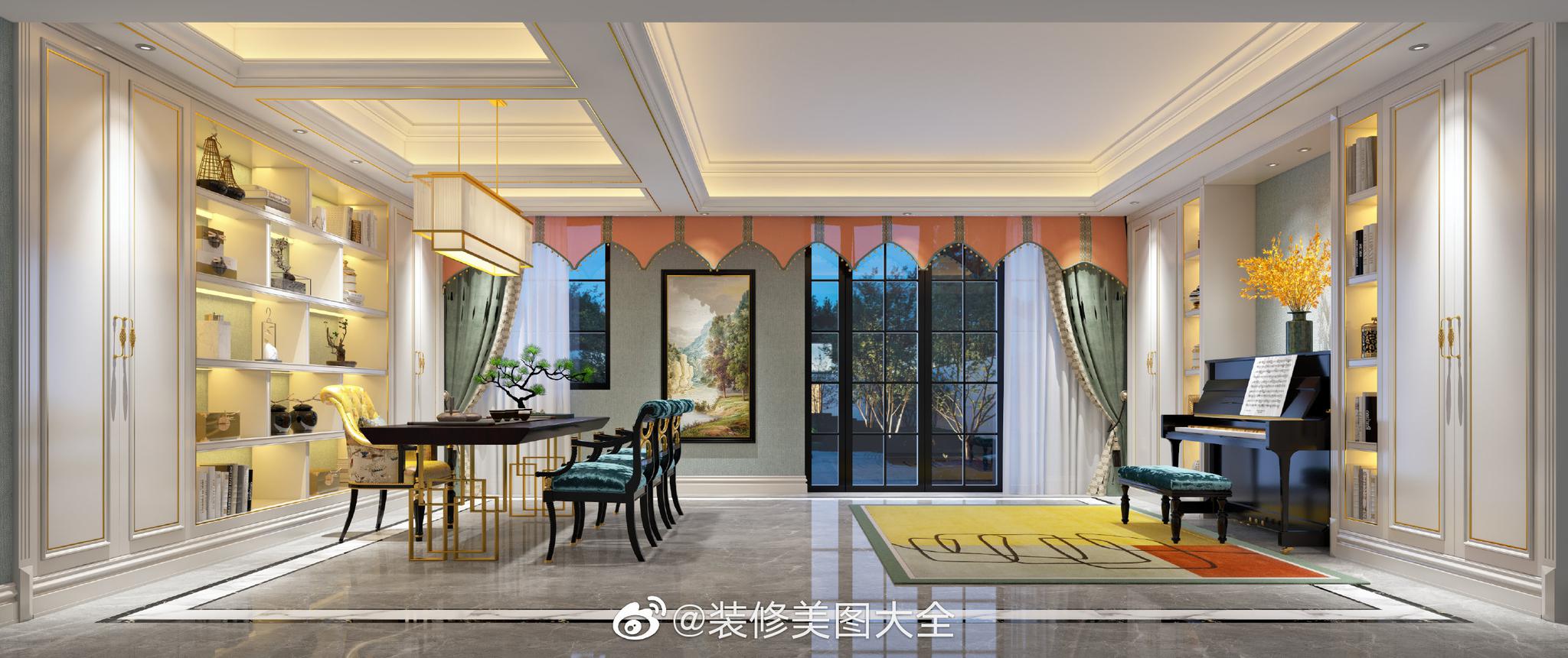 滇池ONE500㎡别墅户型,欧式轻奢,喜欢欧式风的,可以装修参考|滇池|别墅|户型_新浪新闻
