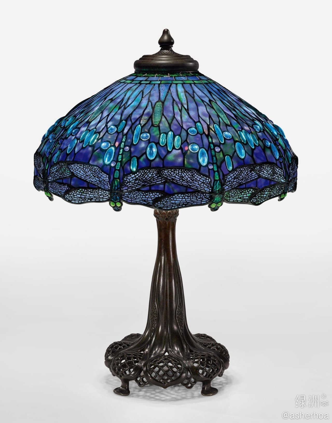 蜻蜓台灯 美国著名艺术家路易斯·康福特·蒂法尼(lou