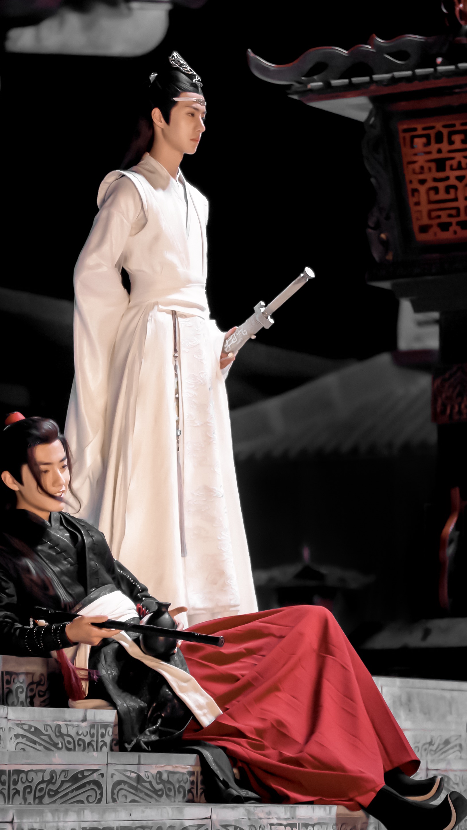 陈情令 肖战魏无羡 王一博蓝忘机 壁纸 喜欢点赞 95cr.噗叽咕咕咕