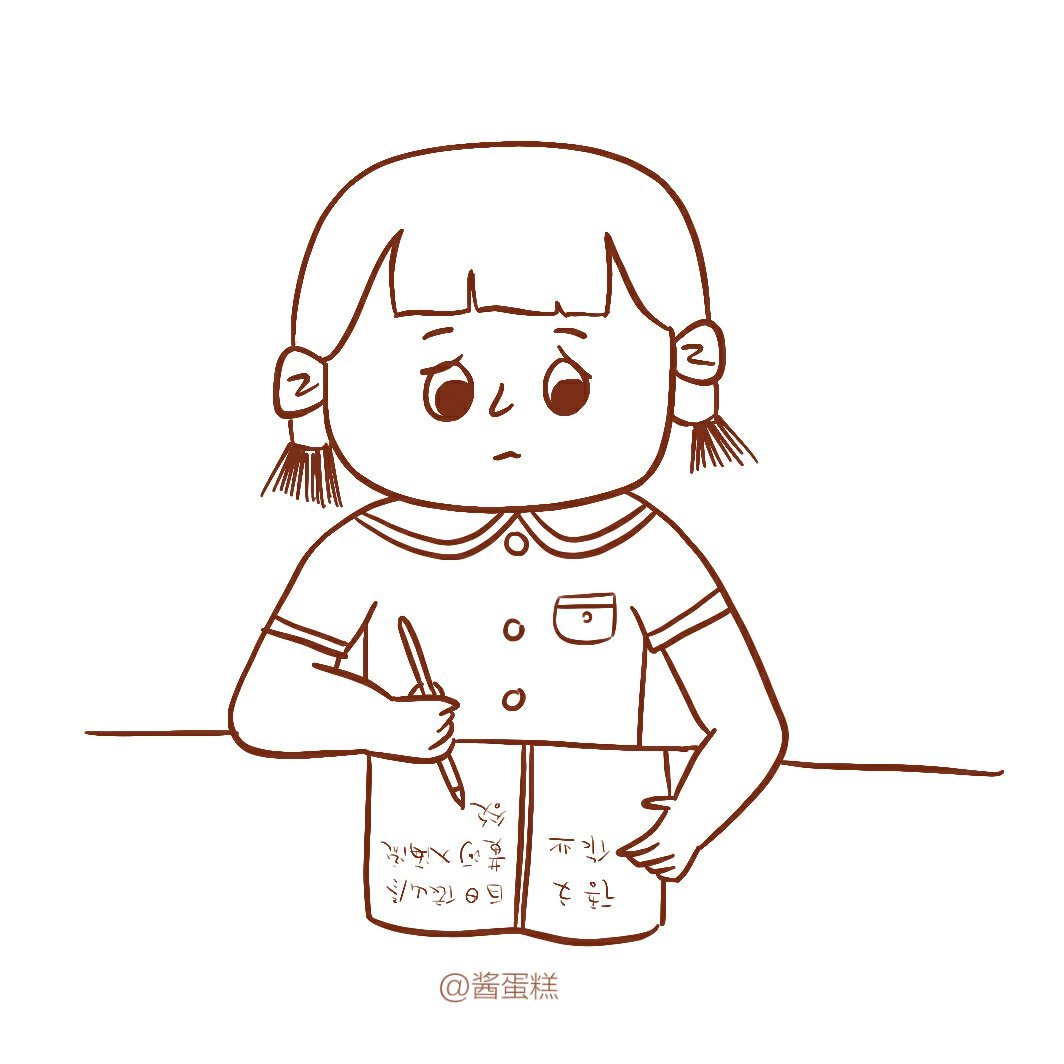 做作业"生不如死"的时候投稿@酱蛋糕_jiang|投稿|蛋糕|做作业_新浪