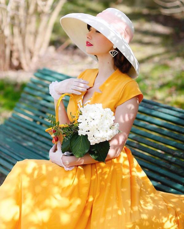 法国博主missalba banana复古风穿搭美成画中人