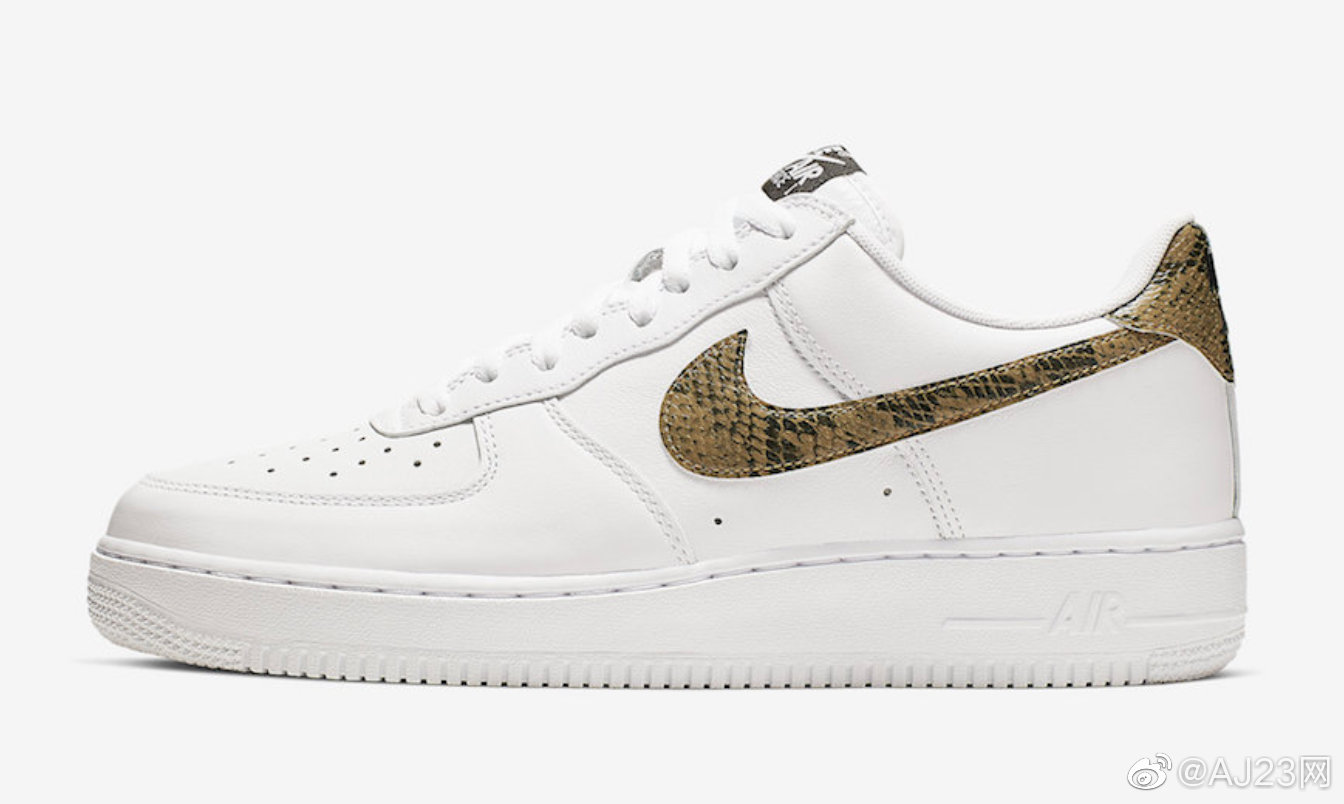 Nike Air Force 1 Low “Ivory Snake” 货号: AO1635-100