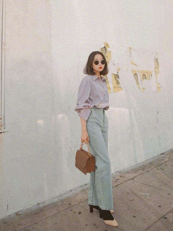 旧金山博主vivid小个子穿衣长度指南的搭配示范