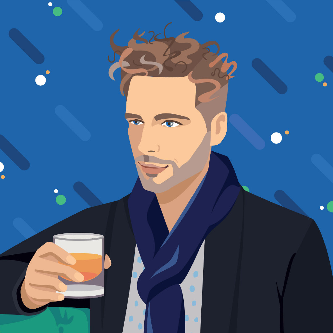 莫斯科的平面设计师转行插画师她的这个作品充分的体现了这个转变