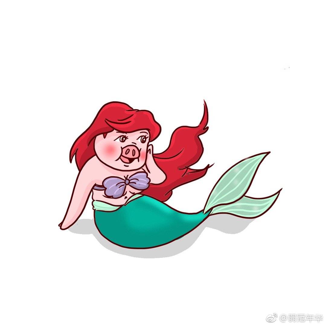 转发这个猪猪公主,保佑你2019财运滚滚立马脱单!作者:@弱冠年华