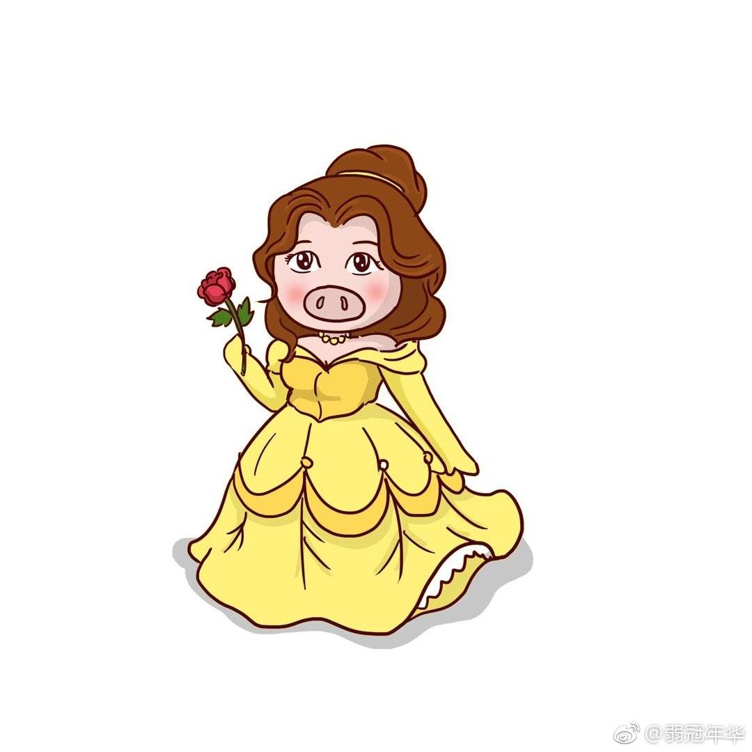 转发这个猪猪公主,保佑你2019财运滚滚立马脱单!作者:@弱冠年华|猪猪|财运|年华_新浪新闻