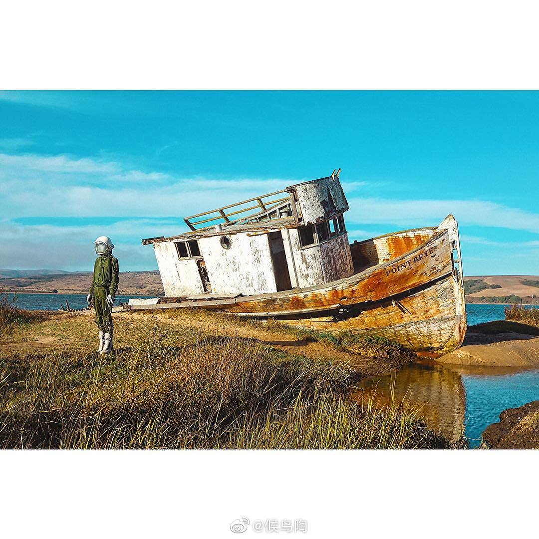 美国摄影师karenjerzyk孤独的宇航员摄影作品