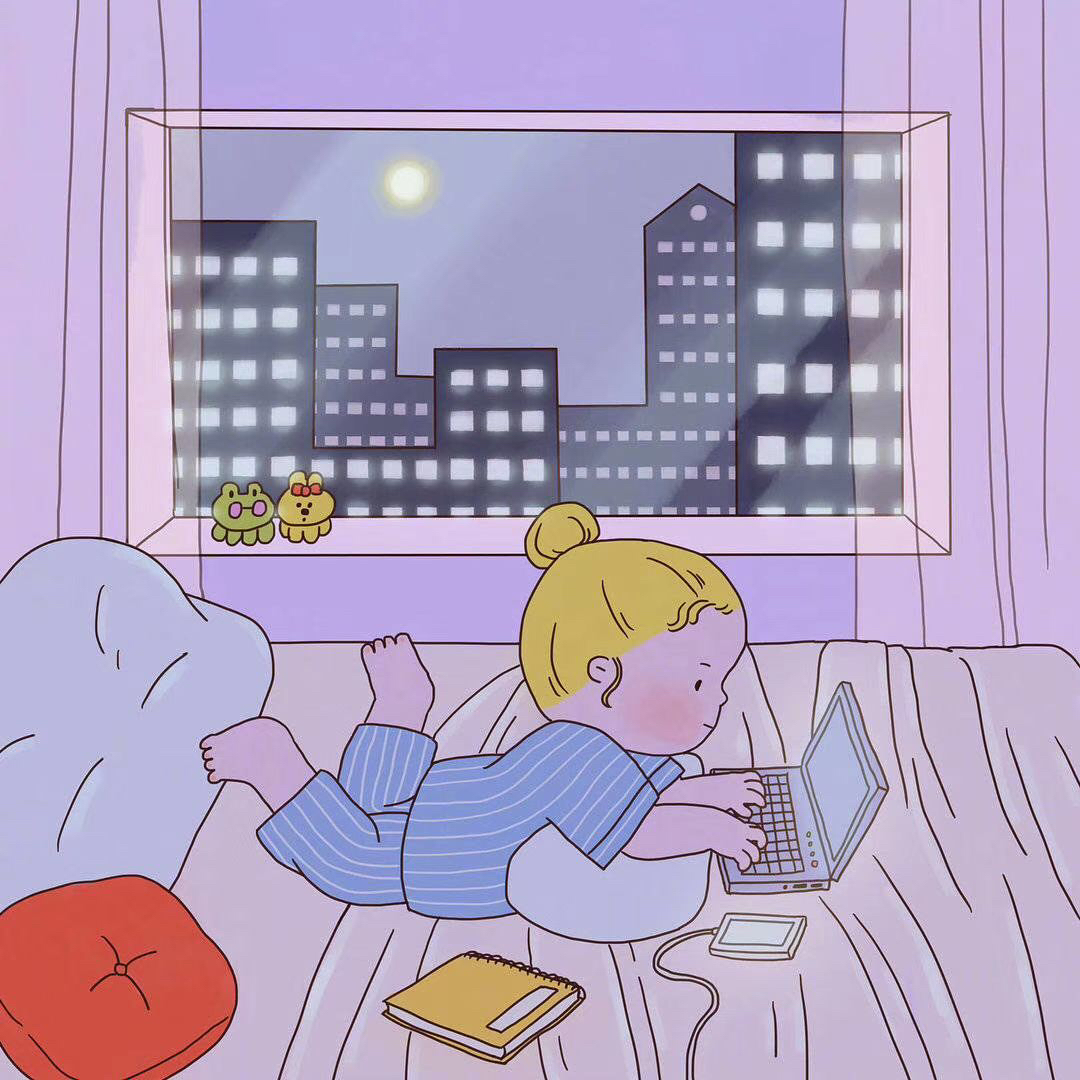 微信背景图,朋友圈背景图,卡通背景图,手机壁纸无水印简约