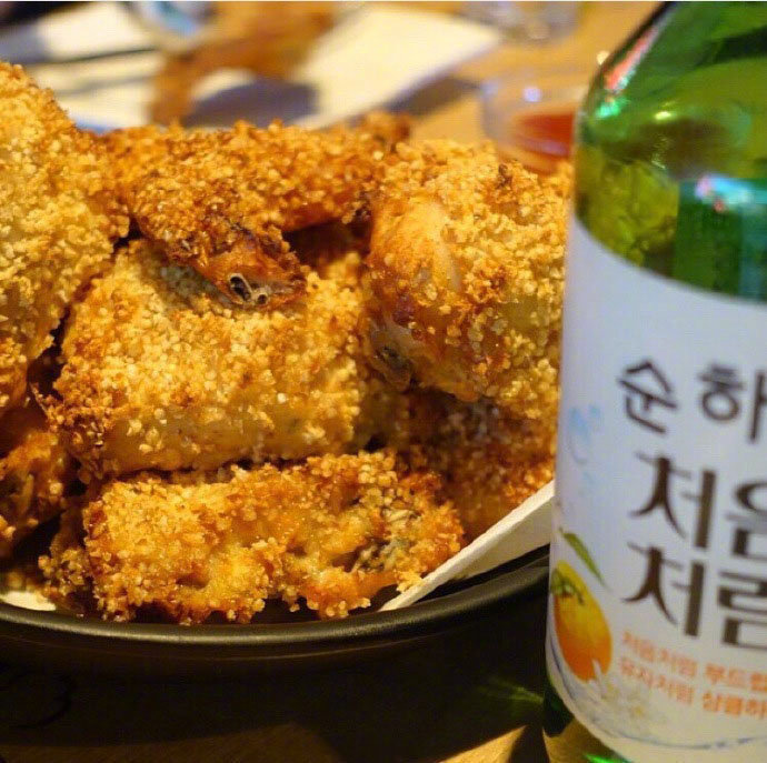 炸鸡配啤酒,有喜欢的么?