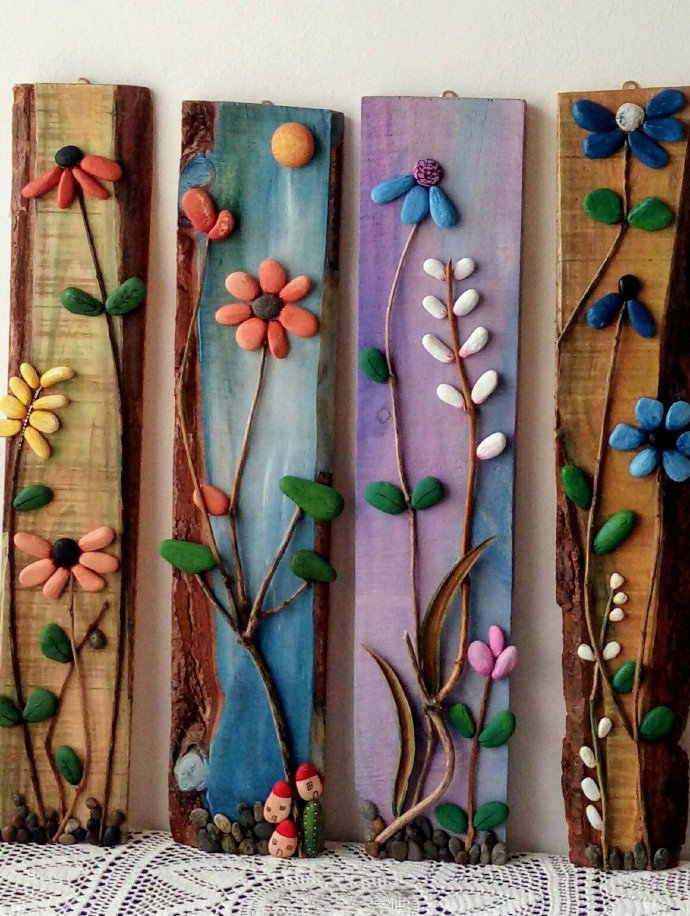 20多种石头花装饰画|小石头|石头花|装饰画_新浪新闻