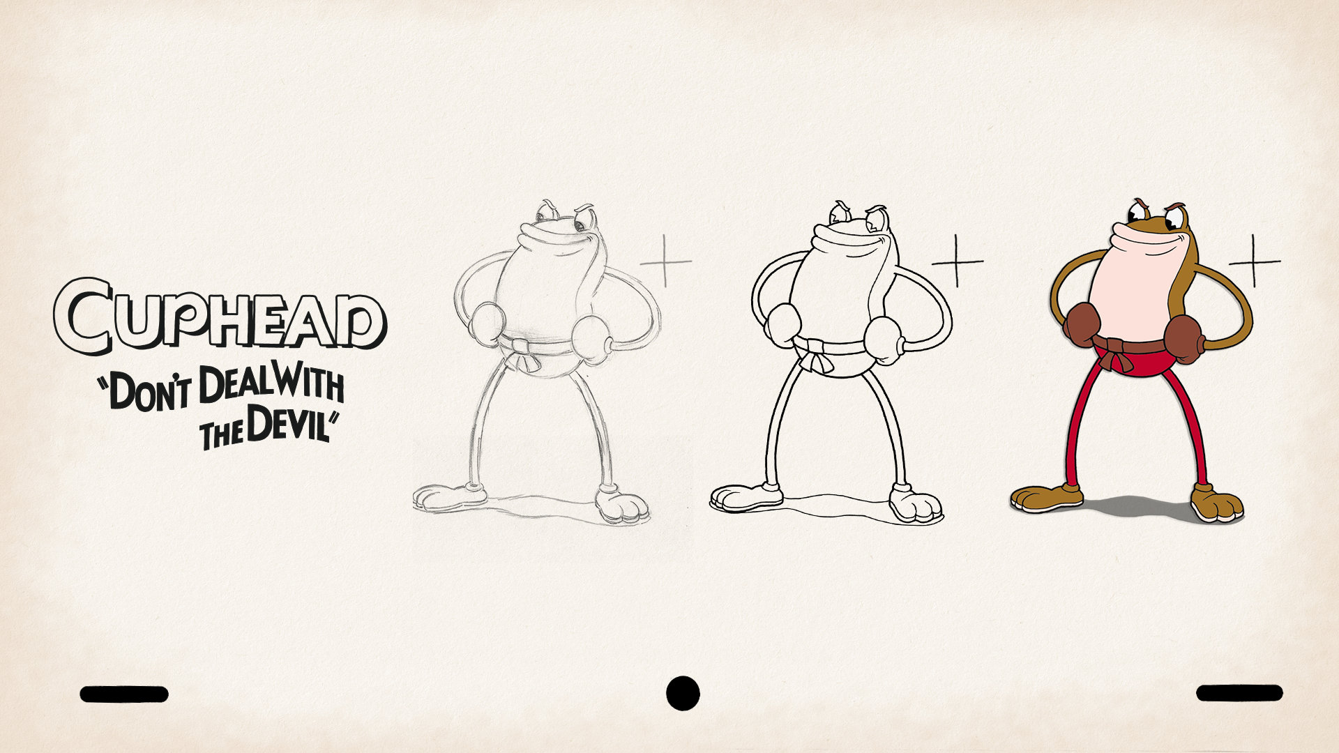 《茶杯头》2周年,官方分享了几张壁纸.