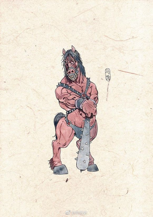 中国百鬼图大全(五)黑白无常,牛头马面都是什么鬼?