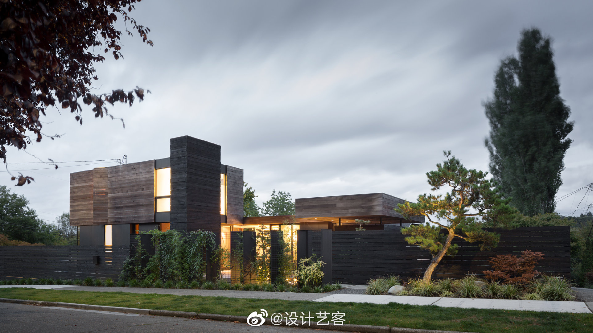 现代别墅设计,来自美国的helen street house.