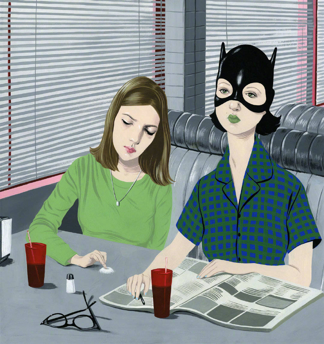 美国插画师 bijou karman 绘画作品www.bijoukarman.com