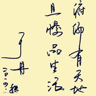 于丹书法网友著名学术超女电视业军师书法和名头相称