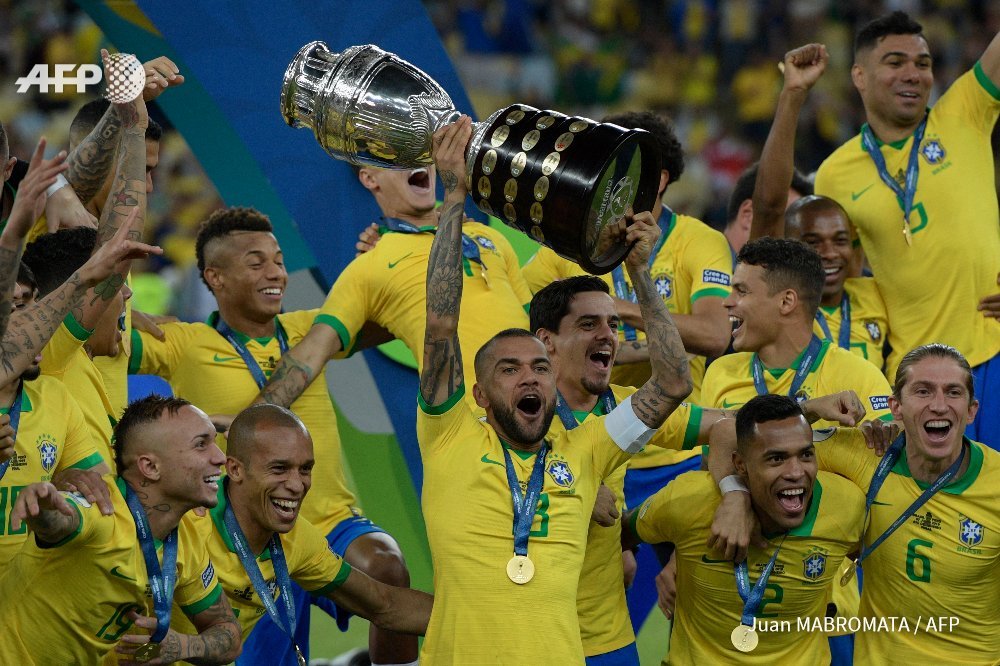 巴西队历史上第九次捧得美洲杯冠军