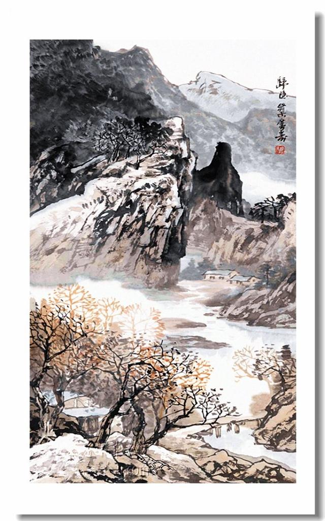 漱涤万物苍莽百态广西韦广寿作品赏析