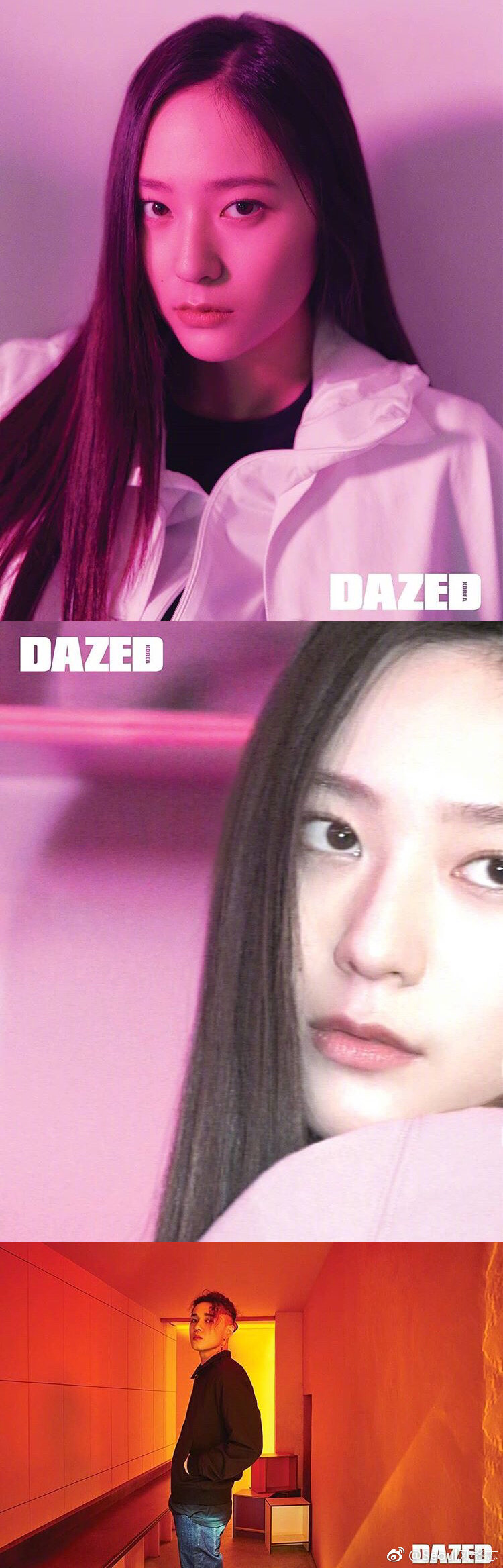 郑秀晶与dean权革合作uniqlo画报酷酷的神仙组合超有sense