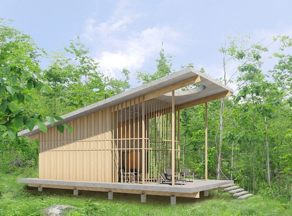 创意建筑林间小木屋