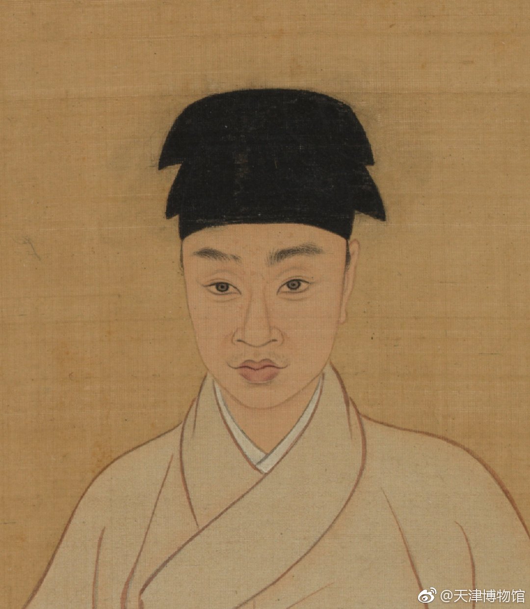 明曾鲸绘王时敏小像轴