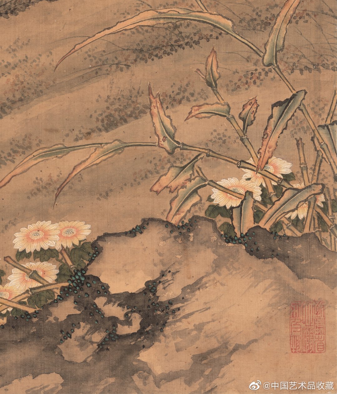 清丘鉴芙蓉芦雁图