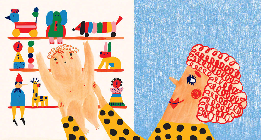 来自jana glatt 童趣绘本构图作品