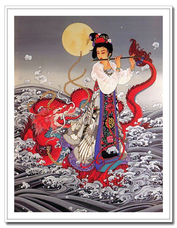 秀拙相生香港旅美女画家工笔重彩人物画作品赏析