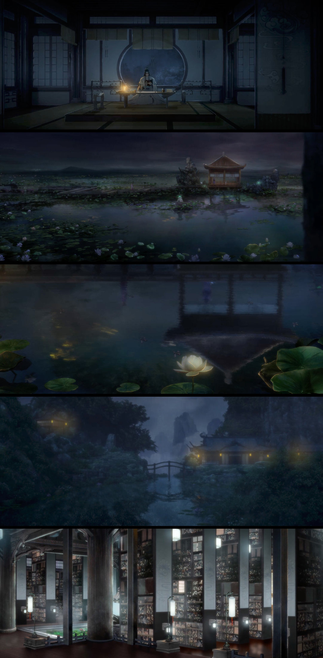 超美的魔道祖师动画壁纸,我想带一人回云深不知处.带回去,藏起来.