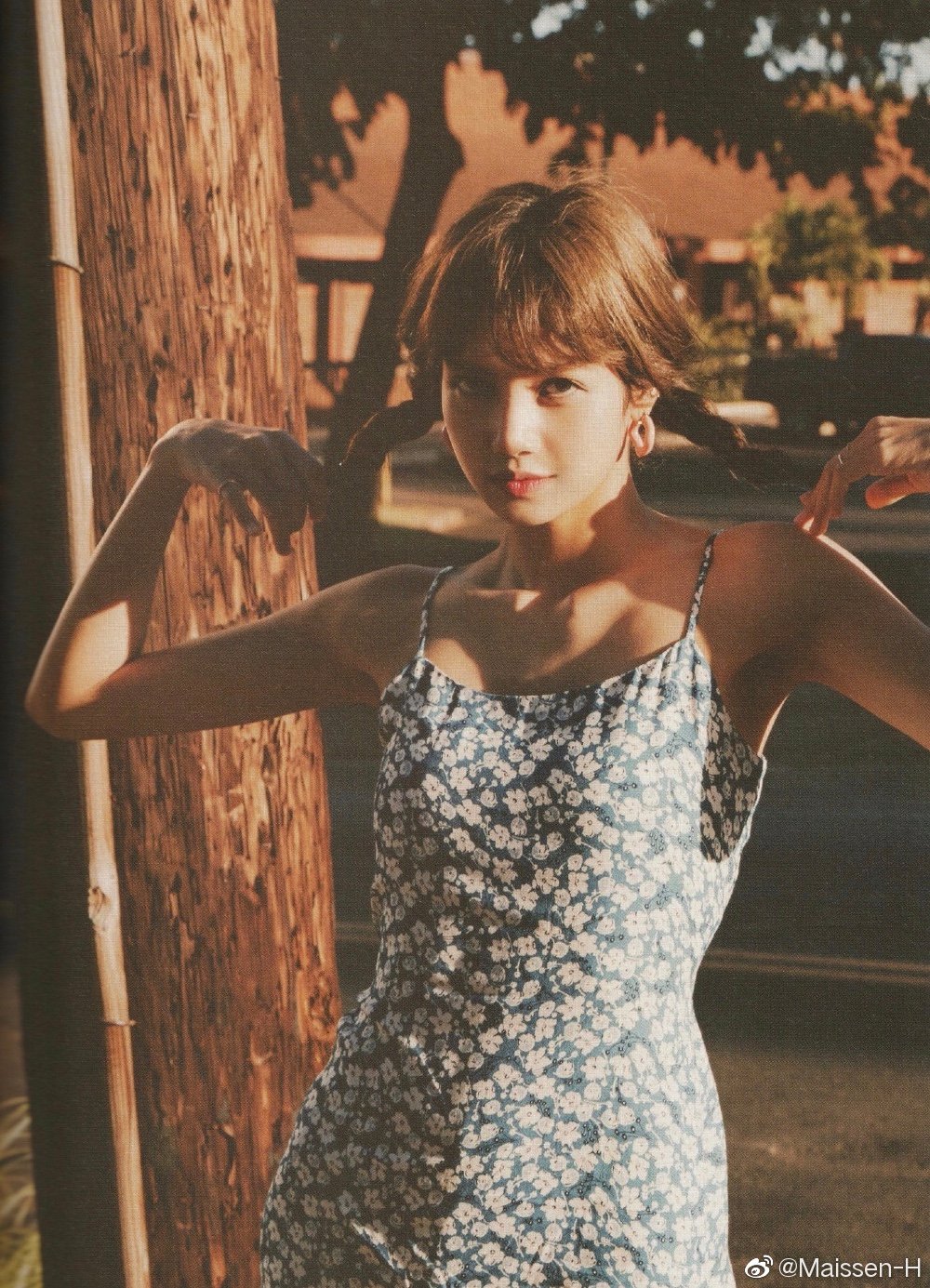 lisainhawaii暖黄复古胶片怎么能有这般美好的女孩子