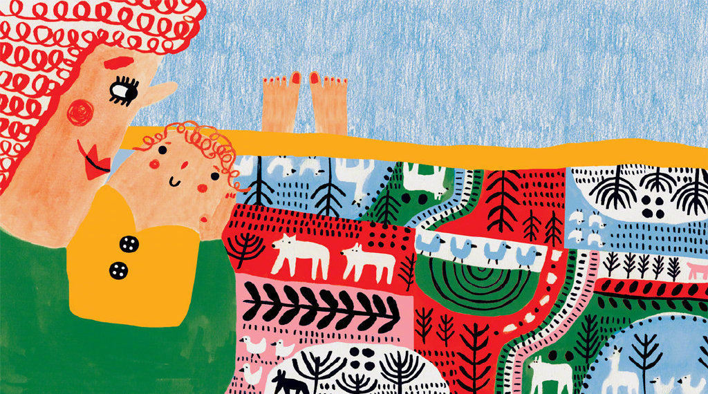 来自jana glatt 童趣绘本构图作品