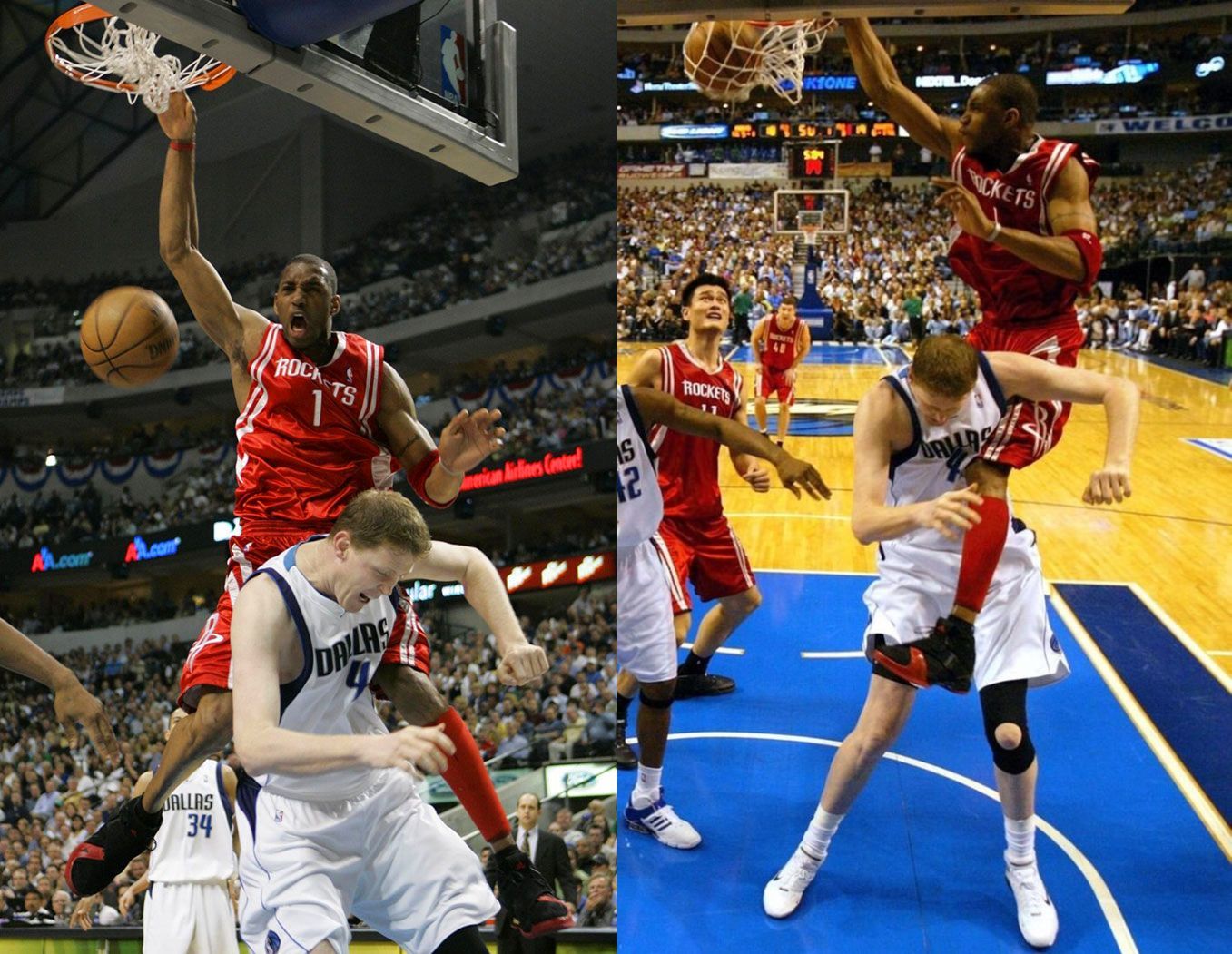 14年前的今天,2005年4月26日,火箭vs小牛季后赛首轮game2,麦迪骑扣2米