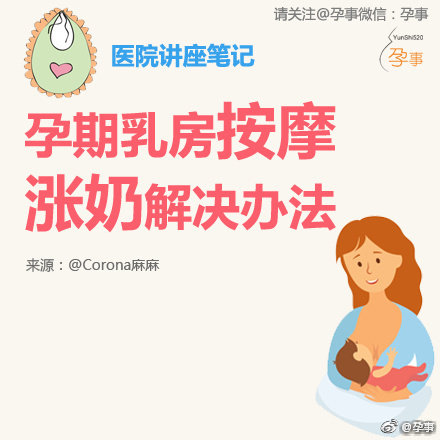 孕期乳房按摩及产后涨奶解决办法