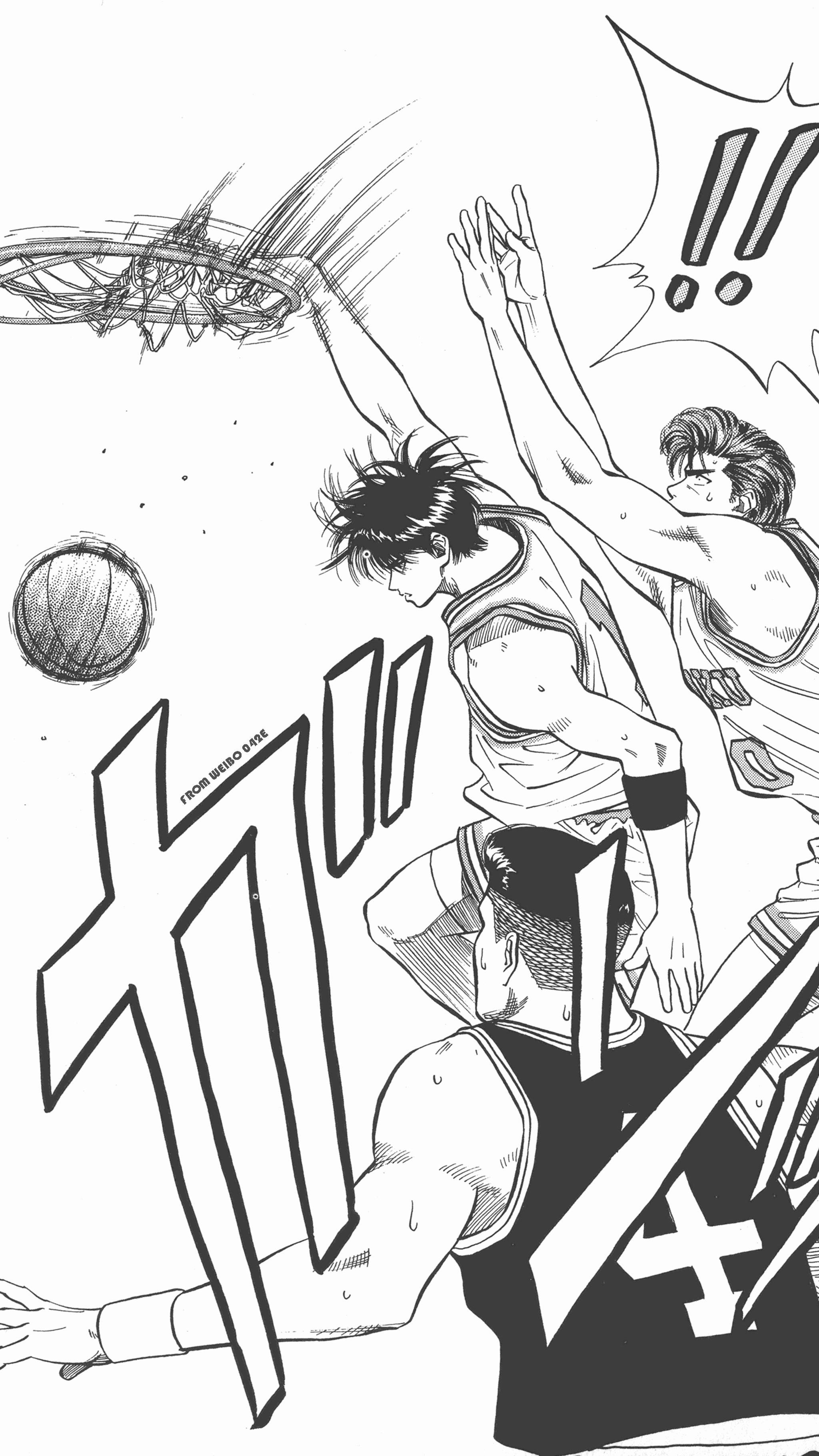 黑白漫灌篮高手壁纸 点赞好运cr. 042e潮流壁纸