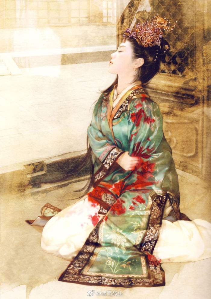 的末代皇帝明思宗朱由检崇在逼死皇后并亲手杀死了亲生女儿昭仁公主