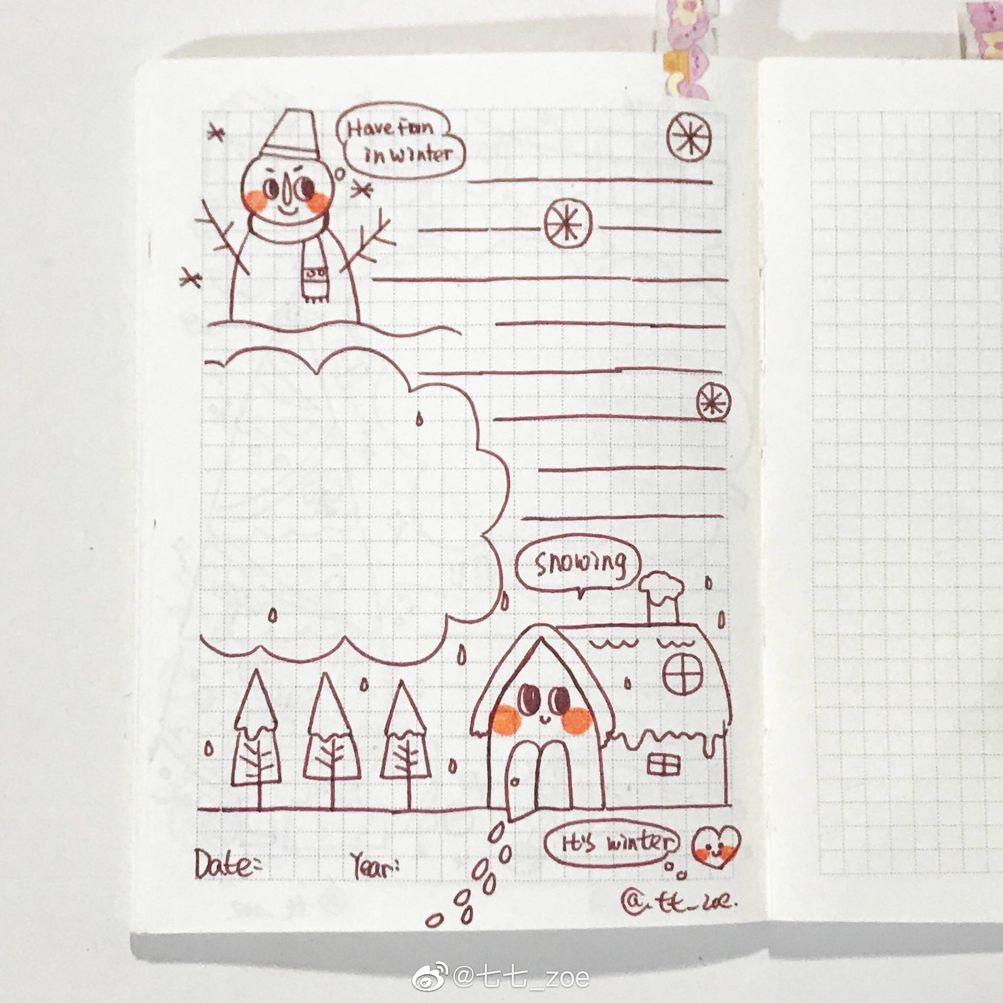 小可爱的手帐排版来啦七七zoe