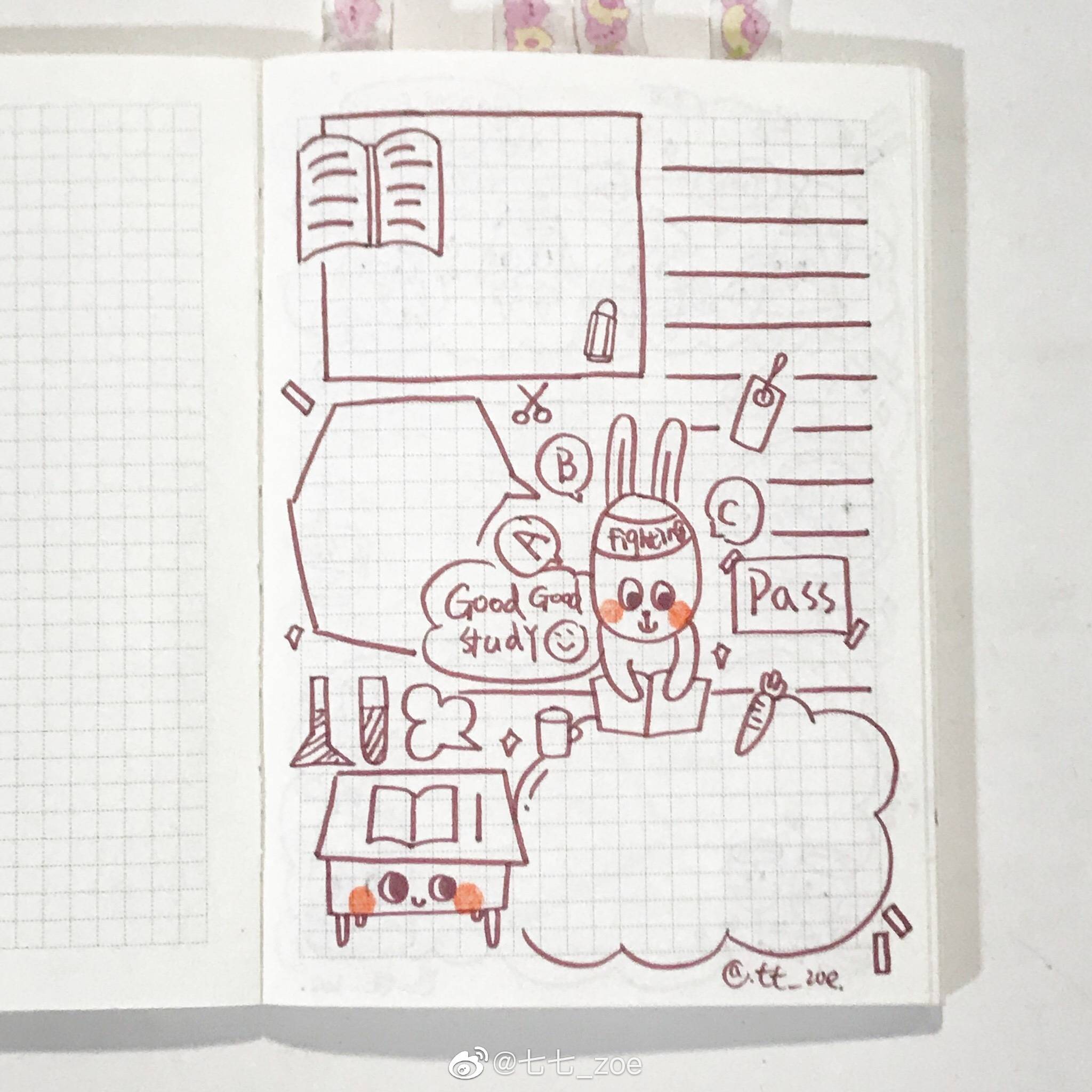 小可爱的手帐排版来啦七七zoe