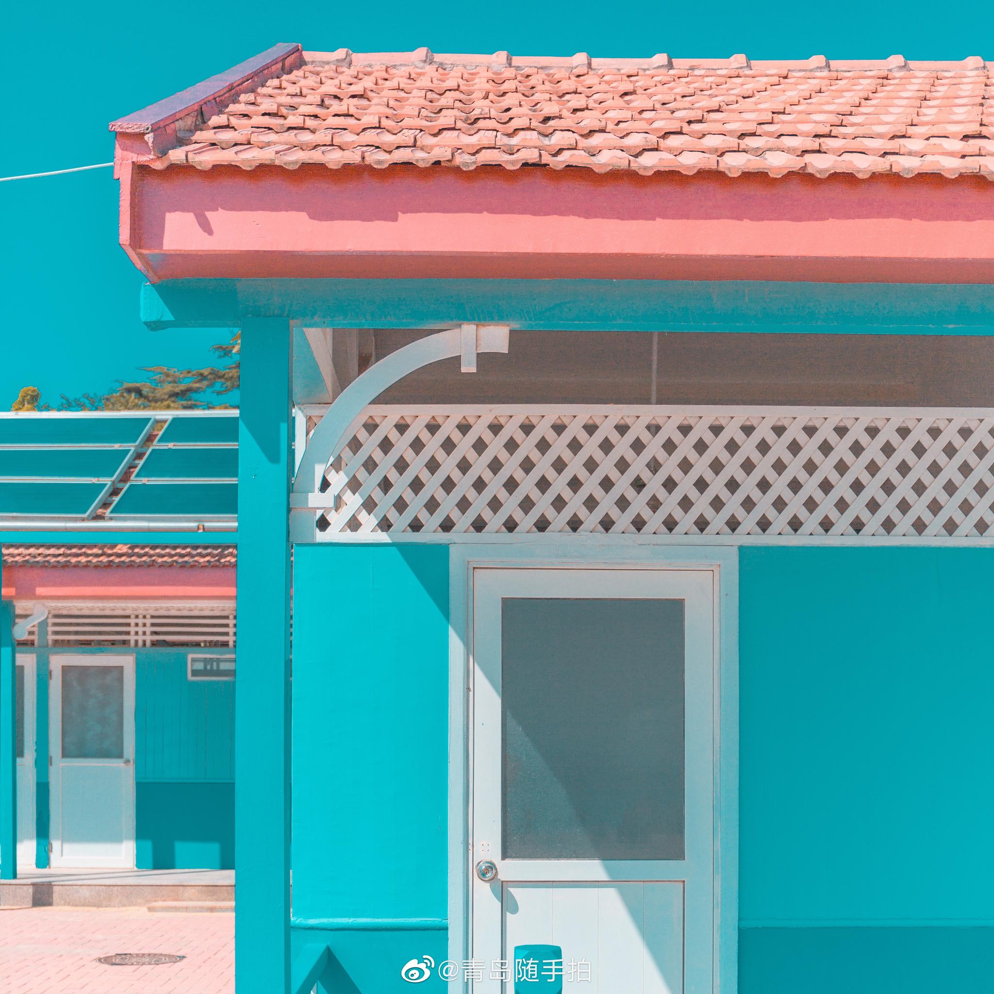 网红色调的青岛二浴,你喜欢吗 摄影/@etfox1980