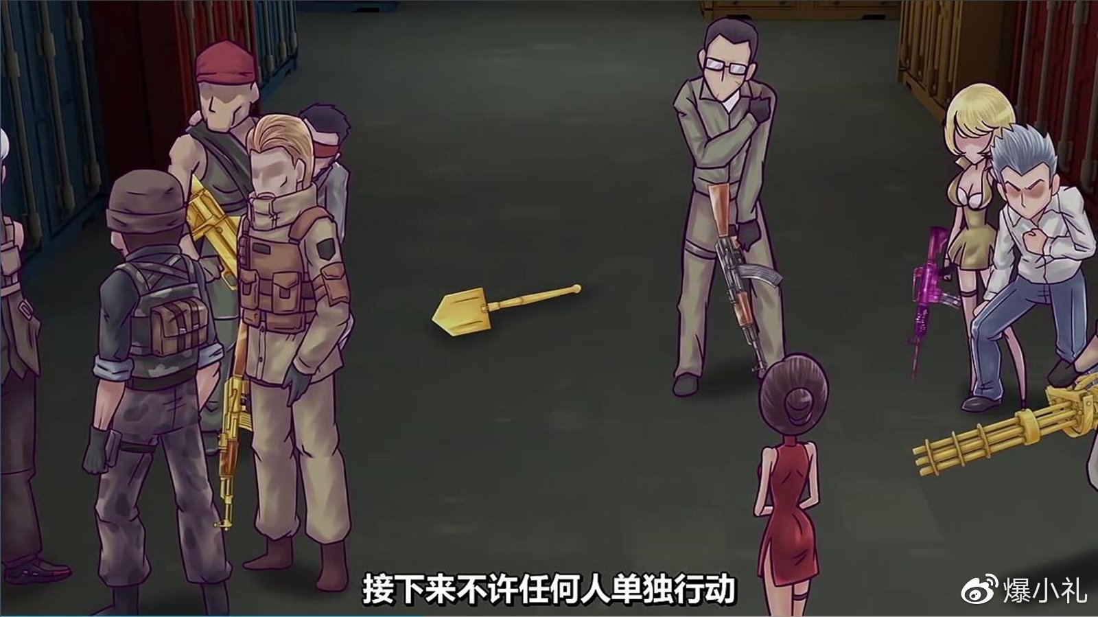 白狼给众人开玩笑遭殴打,小曼变异成僵尸,cf《火线传奇》第八集